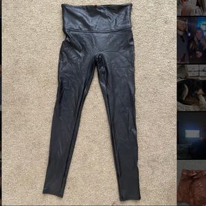 SPANX Faux Leather Leggings